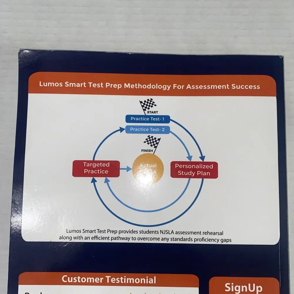 Njsla by Lumos Learning Ser.: New Jersey Student Learning Assessments (NJSLA)...